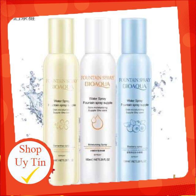 Xịt khoáng giữ ẩm , chống nắng BioAqua dung tích 150ml