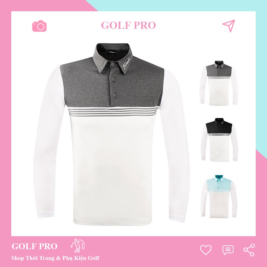 Áo golf nam dài tay Titleist thu đông thể thao GOLF PRO AD010