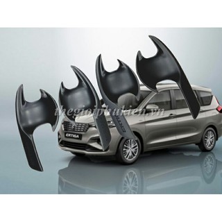 Bộ ốp tay nắm, hõm cửa xe Suzuki Ertiga  - nhựa ABS đen hàng cao cấp