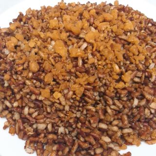 500gam gạo lứt sấy cháy tỏi