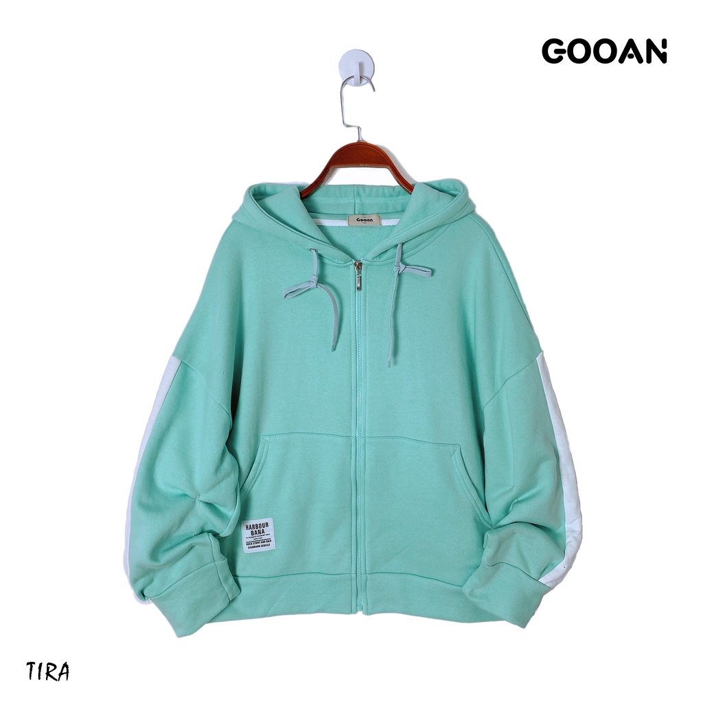 Áo khoác chống nắng nỉ bông nữ đẹp form rộng Tira ulzzang - Gooan