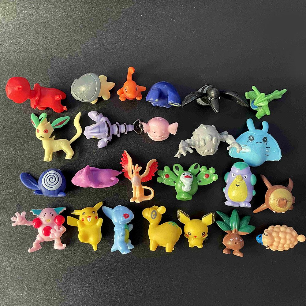 Set 24 Mô Hình Nhân Vật Pokemon 2-3cm Dễ Thương Dành Cho Các Bé