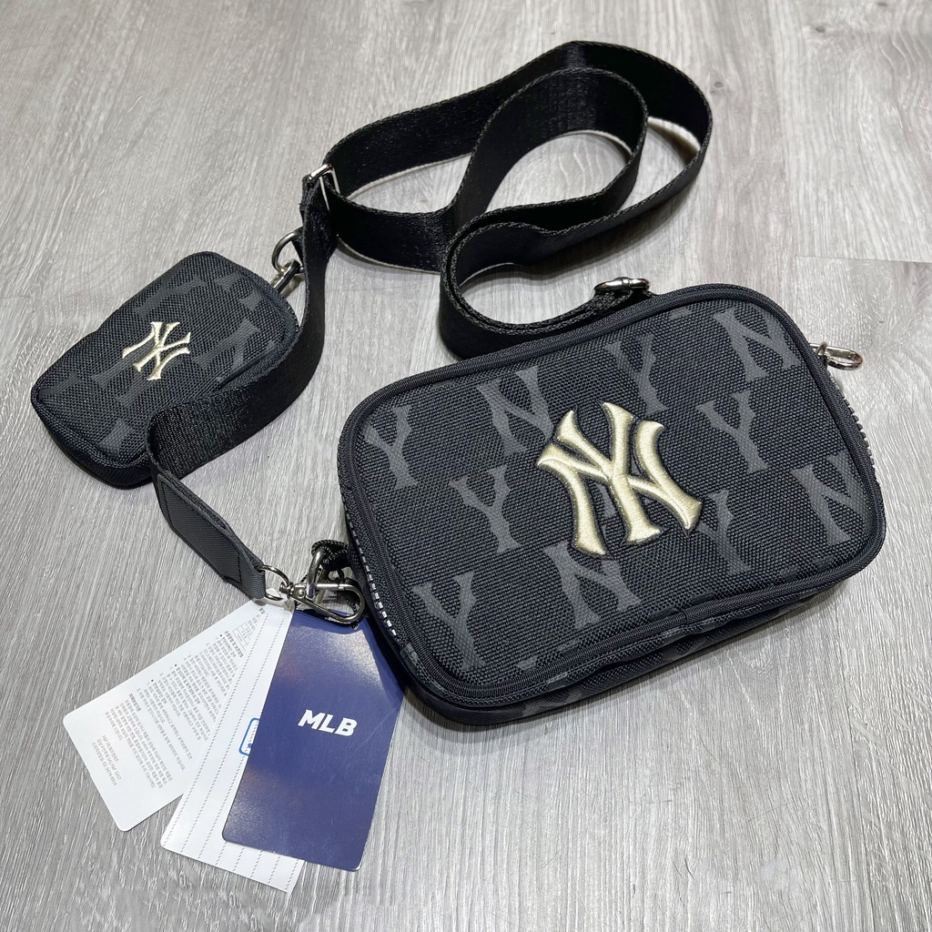 ⚡️ [ LUÔN HẾT HÀNG ] Túi đeo chéo / Túi bao tử NY MINI MONOGRAM WAIST BAG BLACK - MÃ MỚI 2022 | CAM KẾT HÀNG CHUẨN 1:1