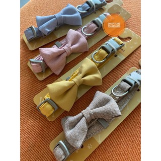 Vòng cổ chó mèo cao cấp - nơ đeo cổ zichen