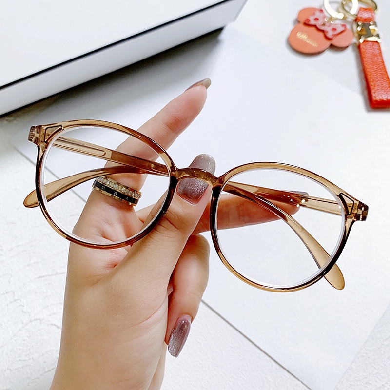 Kính giả cận mắt tròn thời trang học sinh nam nữ D102