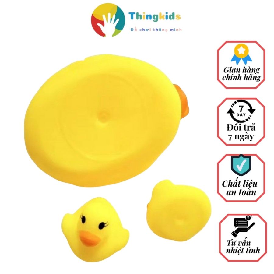 Set 6 con vịt thả bồn tắm bóp kêu chip chip vui nhộn - Thingkids