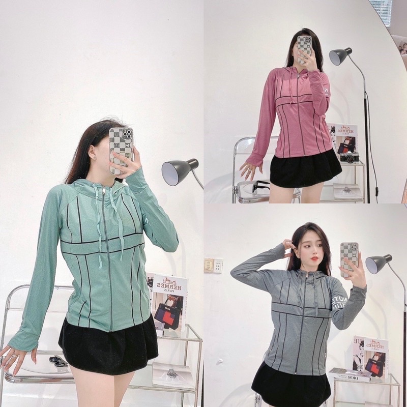 Áo Khoác Len Nữ Mỏng Nhẹ Thun Coton