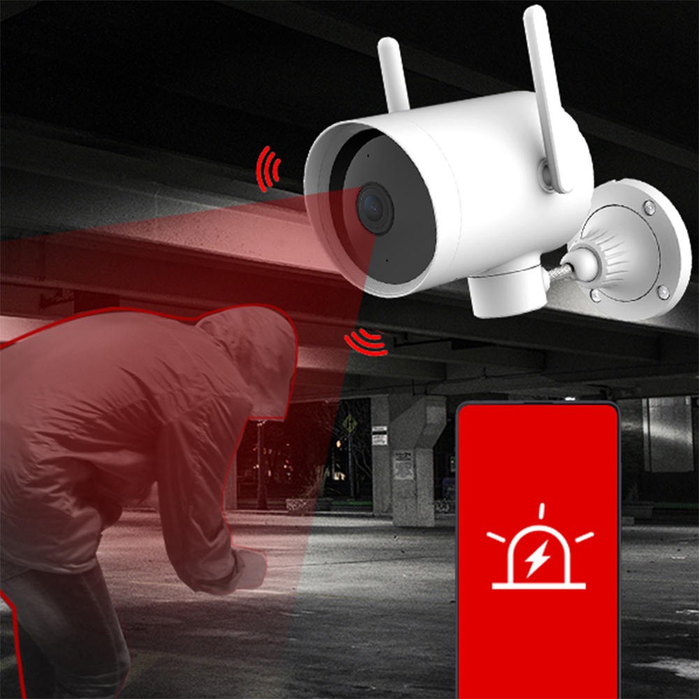 Camera IP ngoài trời Xiaomi Xiaobai N1/N2 xoay 270 độ hỗ trợ tầm nhìn ban đêm