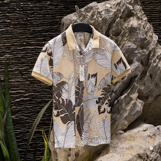 Áo Thun Polo Họa Tiết Floral JustMen SS22.3