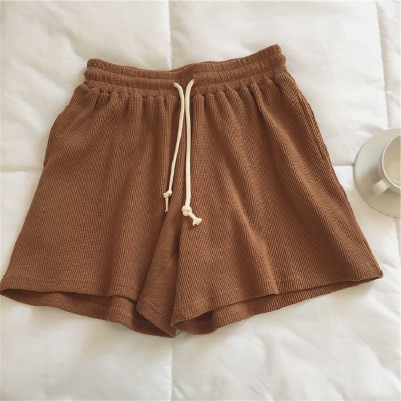 Quần Short Thể Thao Lưng Thun Phong Cách Hàn Quốc Cho Nữ