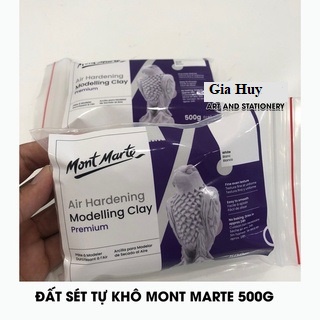 Đất Sét Tự Khô Mont Marte 500g Túi Zip