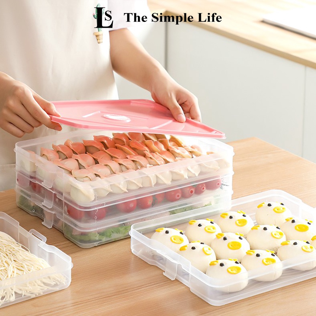 Hộp đựng thực phẩm, hộp đựng trứng, bánh bao trữ đồ tủ lạnh, khay chứa đồ dùng trong lo vi sóng cao cấp [CHÍNH HÃNG]