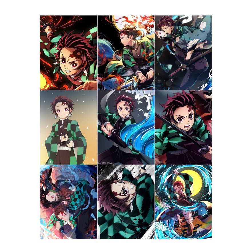 Bộ ảnh card anime Kimetsu No Yaiba