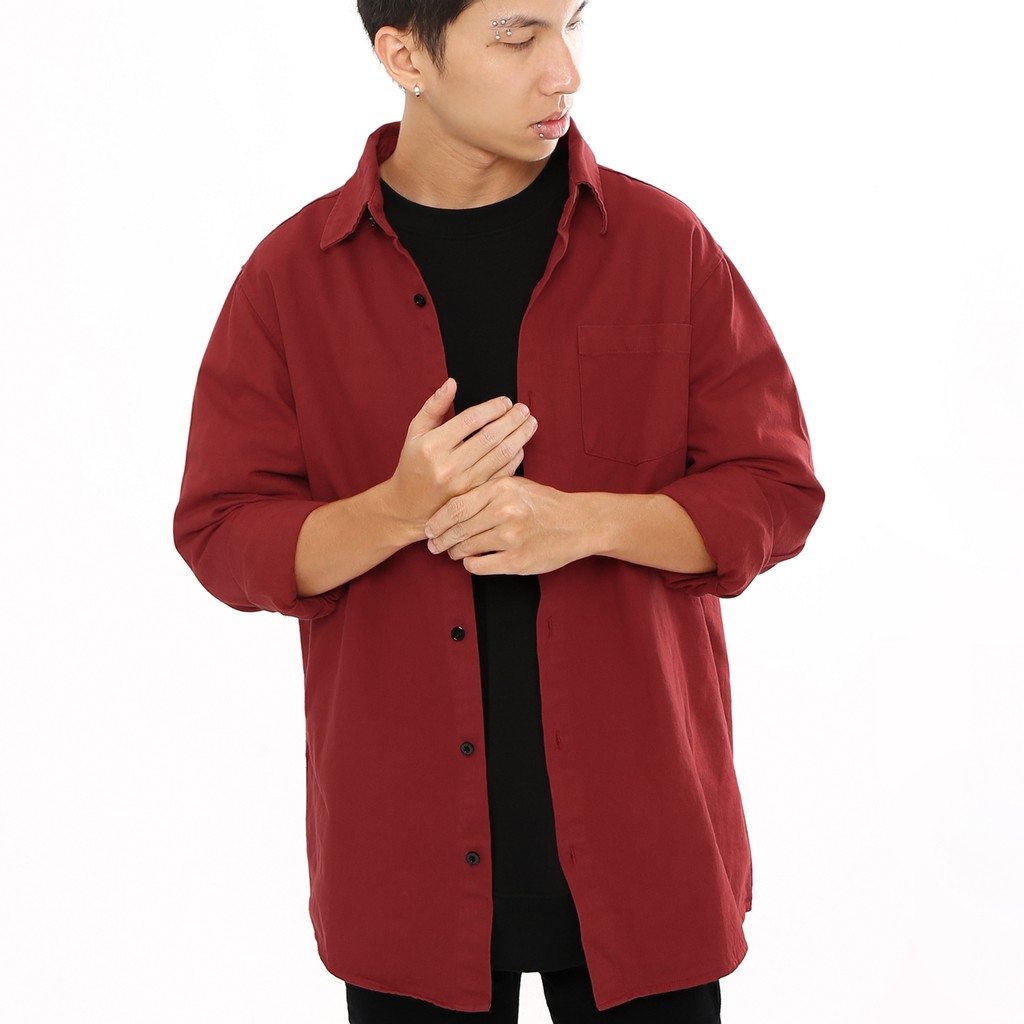 Áo Sơmi Basic Đỏ