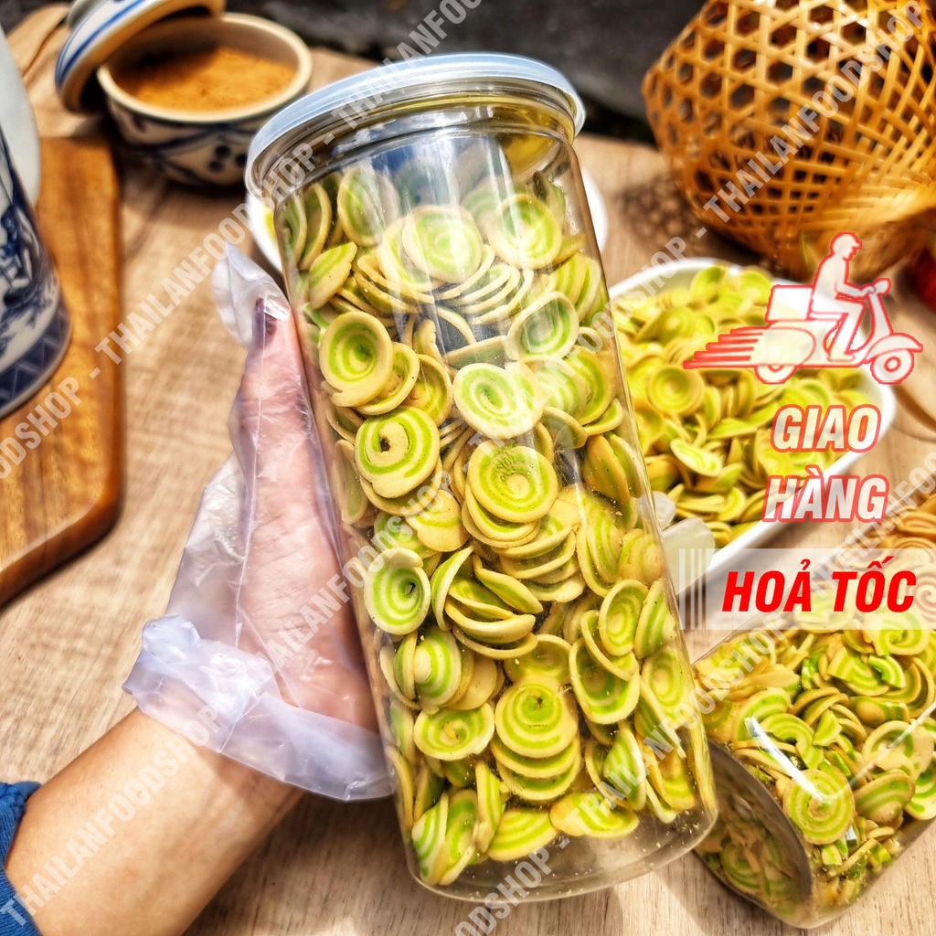 Bánh Tai Heo Nhí Trung Hiếu Vị Trà Xanh Túi 1kg