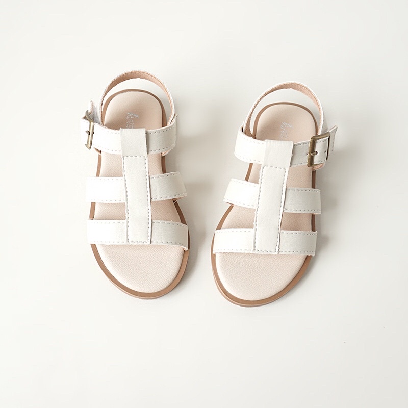 Giày Sandal Da siêu mềm siêu nhẹ đế chống trượt cho bé gái