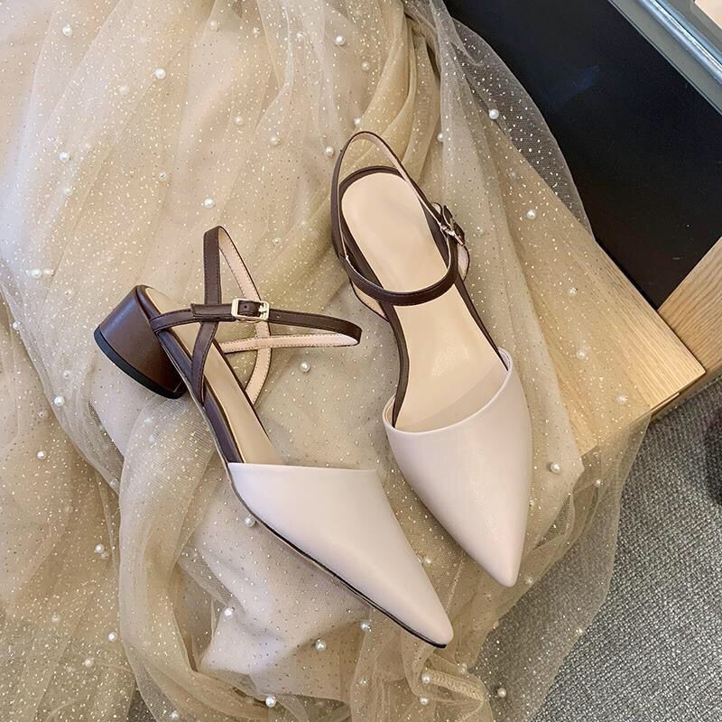 Giày Cao Gót Mũi Nhọn Thời Trang Hàn Quốc