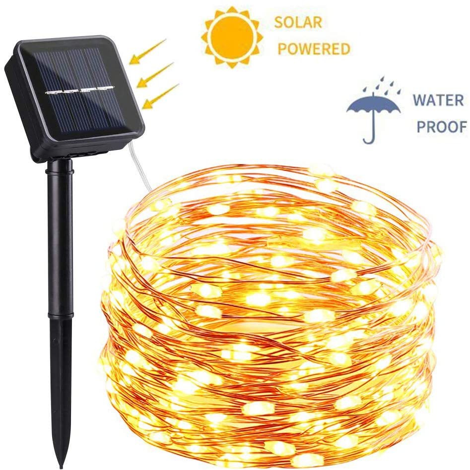 welpur  Dây đèn LED Welpur 100/ 200 bóng chống nước trang trí sân vườn