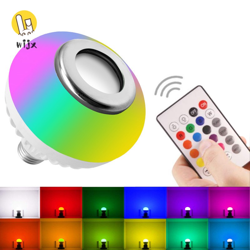 Bóng Đèn Led Không Dây Bluetooth Điều Khiển Từ Xa Phong Cách Hàn Quốc Dùng Để Trang Trí Nhà