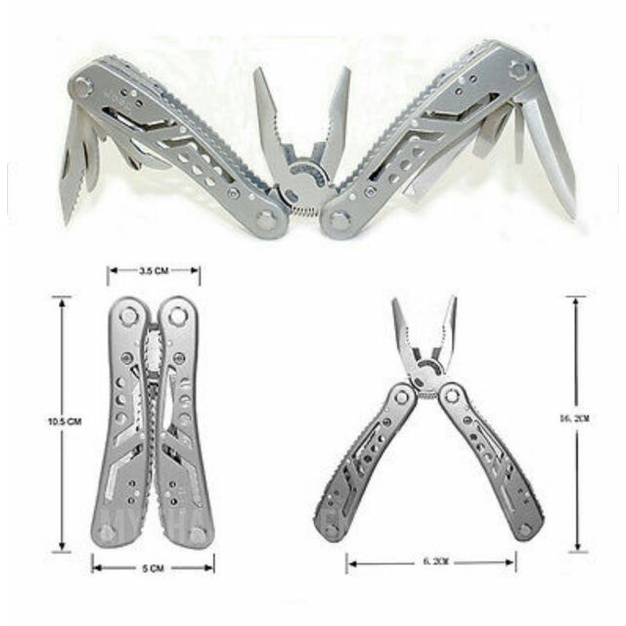 Kìm, đa năng, Multi Function Pocket Pliers như cờ lê, mỏ lết, kìm jeep chất như kìm đa năng gerber, roxon