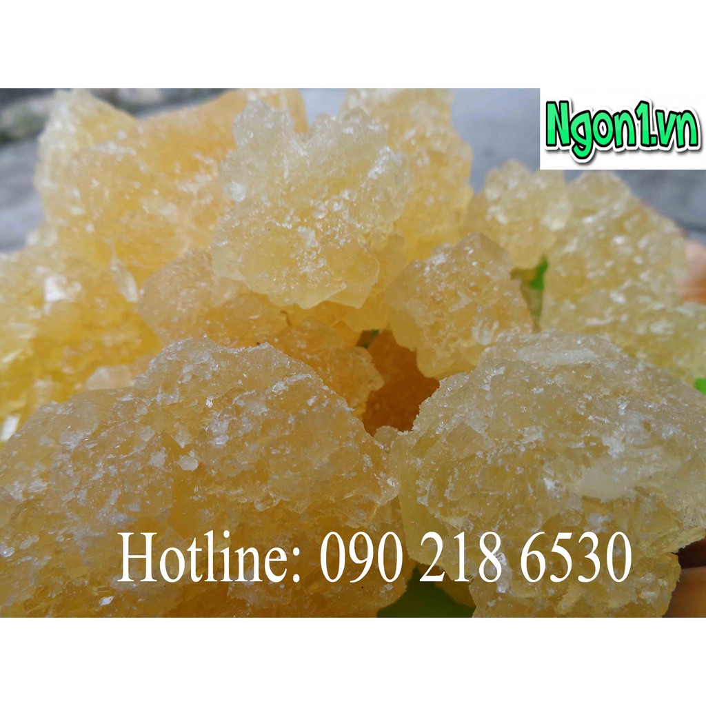 Đường phèn Quảng Ngãi chính hiệu (màu vàng) nấu từ nguyên liệu đường mật mía rất thơm, vị ngọt thanh (gói 1kg) | BigBuy360 - bigbuy360.vn