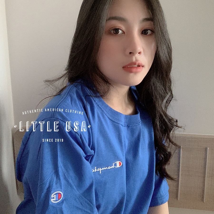 ÁO THUN CHAMPION EMBROIDERED SMALL LOGO TEE CHÍNH HÃNG AUTHENTIC - SHIPPED USA | BigBuy360 - bigbuy360.vn