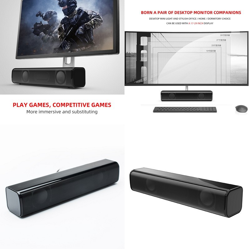 [Mã ELHACE giảm 4% đơn 300K] Loa vi tính Q2 Sound Bar HD cho máy tính