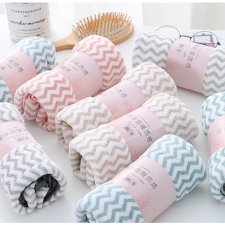 Khăn mặt cotton kẻ sọc hàn quốc, khăn lông cừu mềm mịn siêu thấm nước 30x50cm