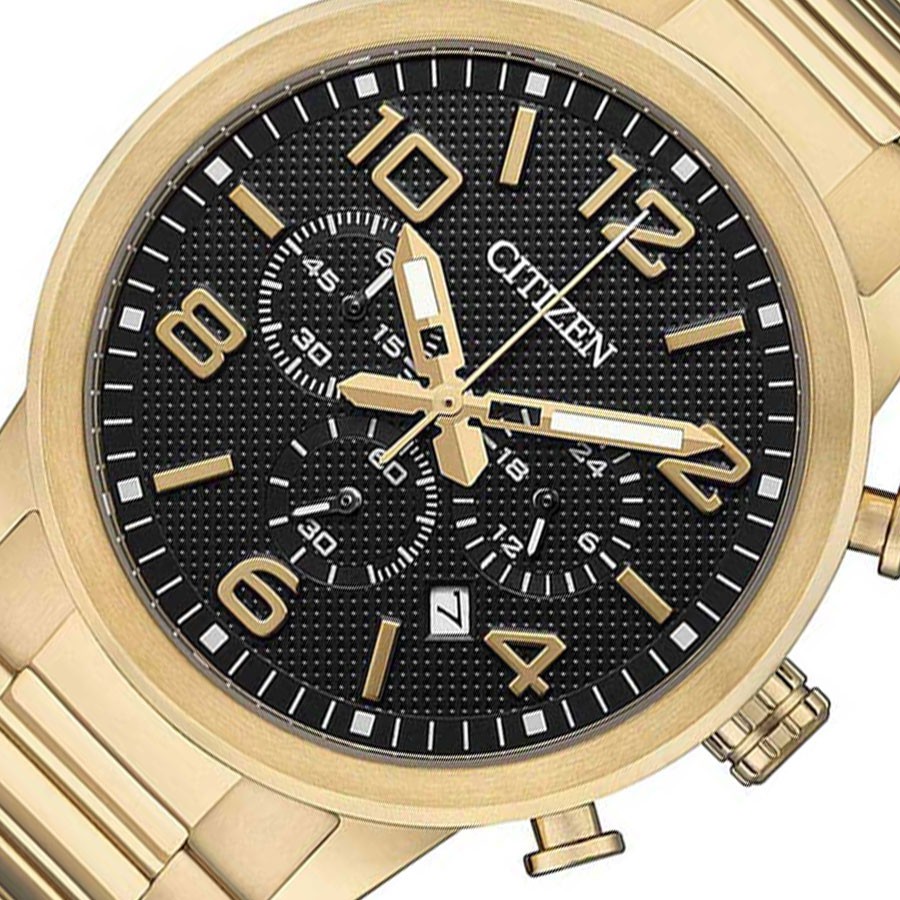 Đồng Hồ Nam Citizen Dây Thép Không Gỉ AN8052-55E - Mặt Đen