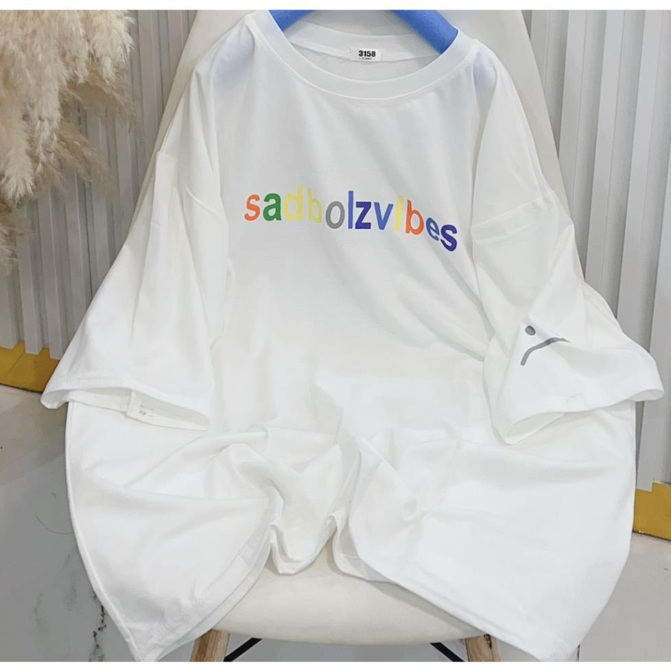 Áo Thun Nam Nữ  Form Rộng Hàn Quốc Mặt Buồn Sadboys Dày Mịn Thoáng Mát Thiết Kế Thời Trang Kiểu Dáng Năng Động Trẻ Trung