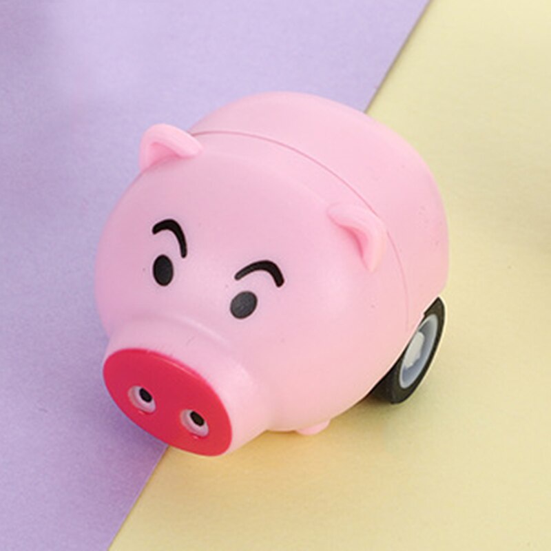 1Pcs Pull Back Cartoon Animal Car Toys Children Mini Play Vehicle Funny Kids Toys