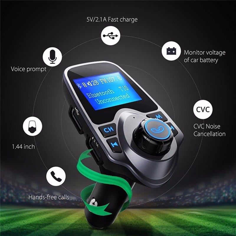 Tẩu MP3 Bluetooth nghe nhạc và điện thoại rảnh tay trên ô tô