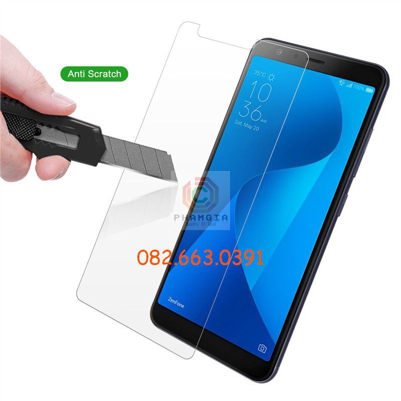 Dán cường lực Asus Zenfone Plus Max M1 ZB570TL trong suốt nano dẻo siêu bền