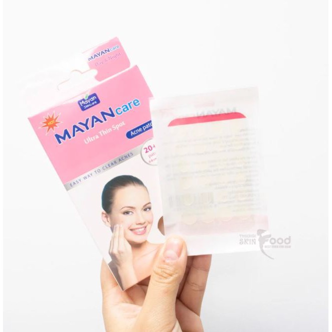 Miếng Dán Mụn Giúp Giảm Viêm, Giảm Sưng Tấy Mayan Ultra Thin Spot