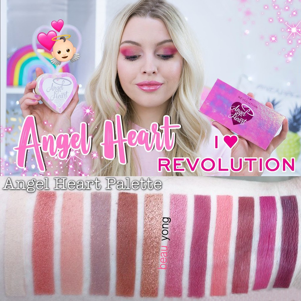 Bảng Phấn Mắt 12 Ô I Heart Revolution Angel Heart Palette