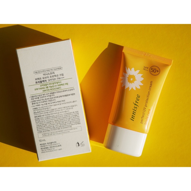 Kem chống nắng vật lý Innisfree Perfect UV Protection Cream [for dry skin]