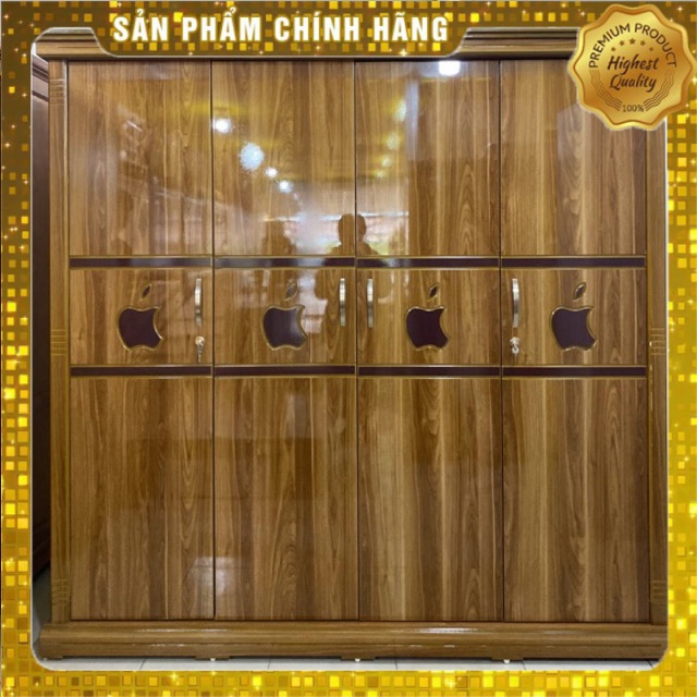 Tủ Áo Gỗ Công Nghiệp 2m (Gỗ Cây Ép)