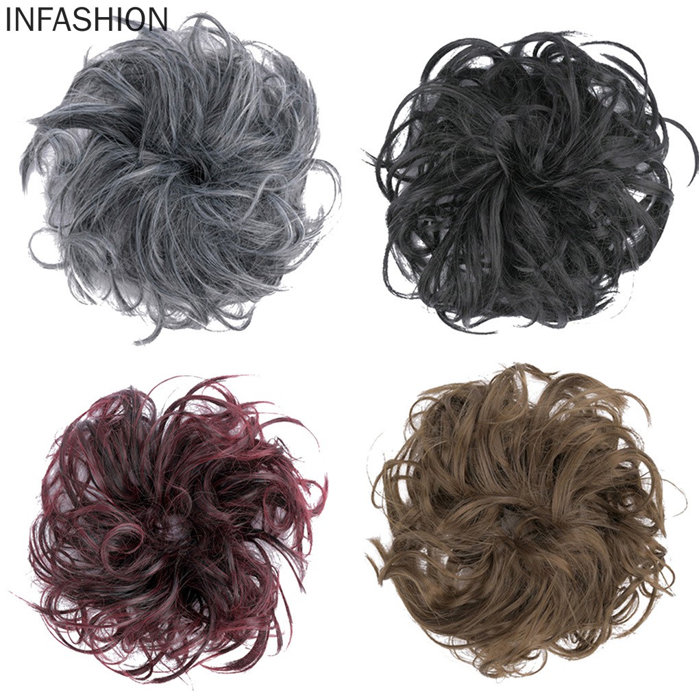 Tóc Giả Kiểu Cột Đuôi Ngựa Xoăn Gợn Sóng