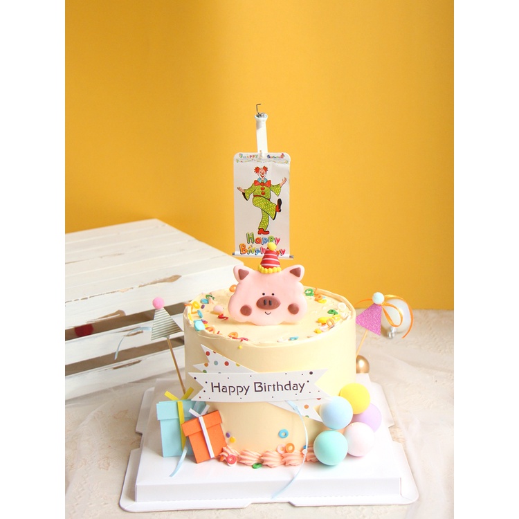 Nến Trang Trí Bánh Kem Bất Ngờ Hình Chú Hề Vui Nhộn