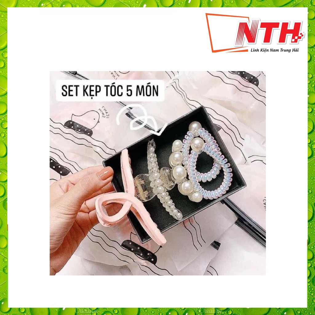 SET 5 MÓN CỘT TÓC NGỌC TRAI