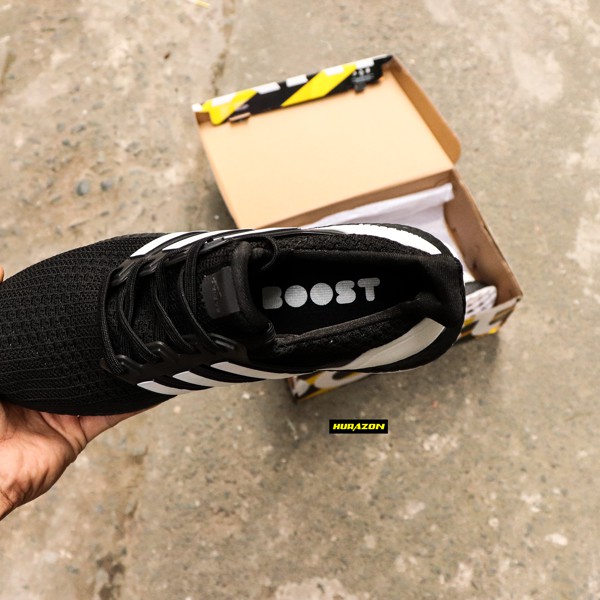 Giày Thể Thao Sneaker Ultra Boost  Nam Nữ Đen Trắng AUB66