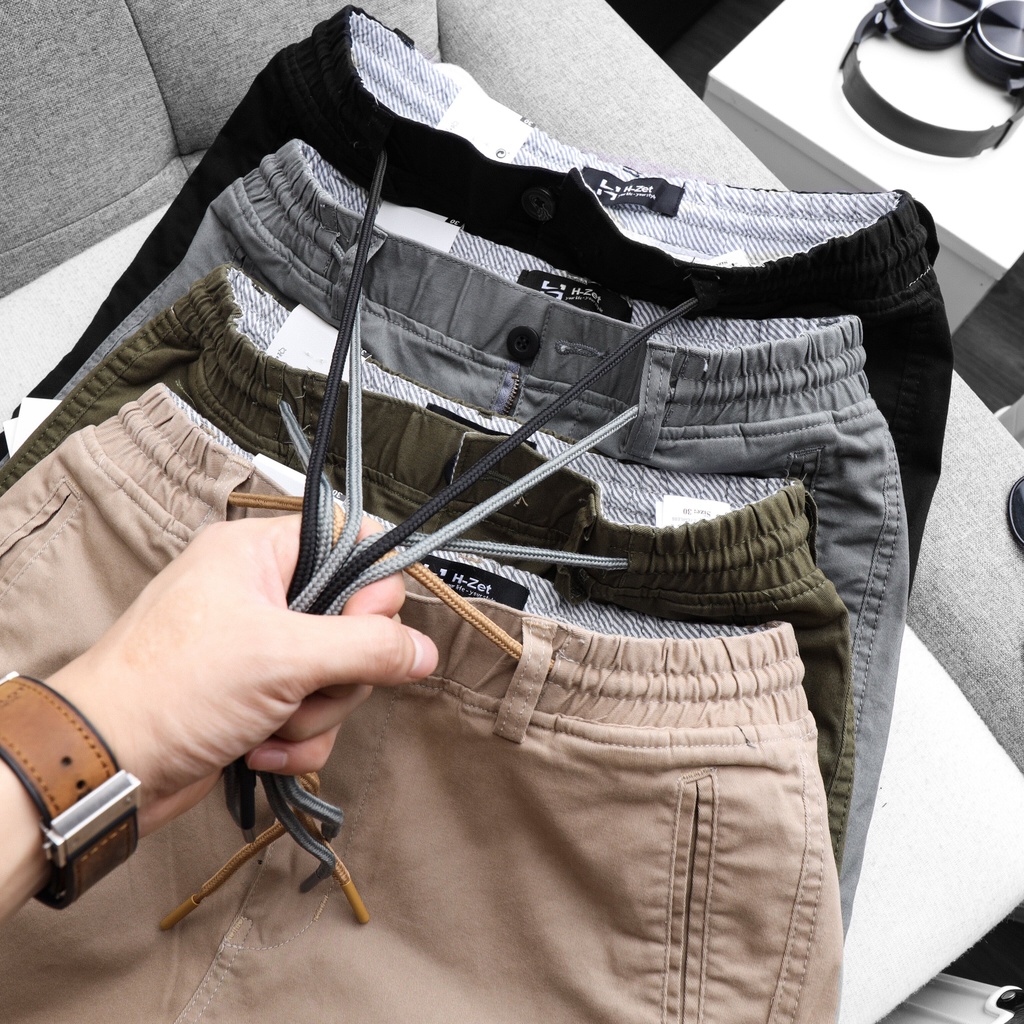 Quần Jogger túi hộp nam - Quần túi hộp kaki nam  - JGTH350