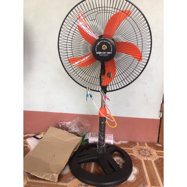 Quạt kẹp ắc quy 12V điện cơ 1991 bộ full quạt , sạc và ắc quy( HÀNG CHUẨN)