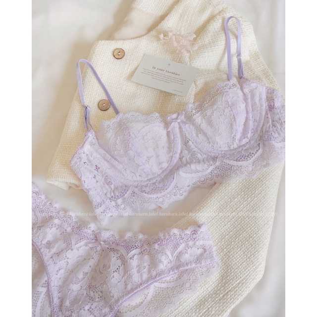 [Mã 252FASHIONSALE giảm 12% đơn 99K] ICY LOVE Áo lót có gọng ren mềm mại Lilac Ice Cream | BigBuy360 - bigbuy360.vn