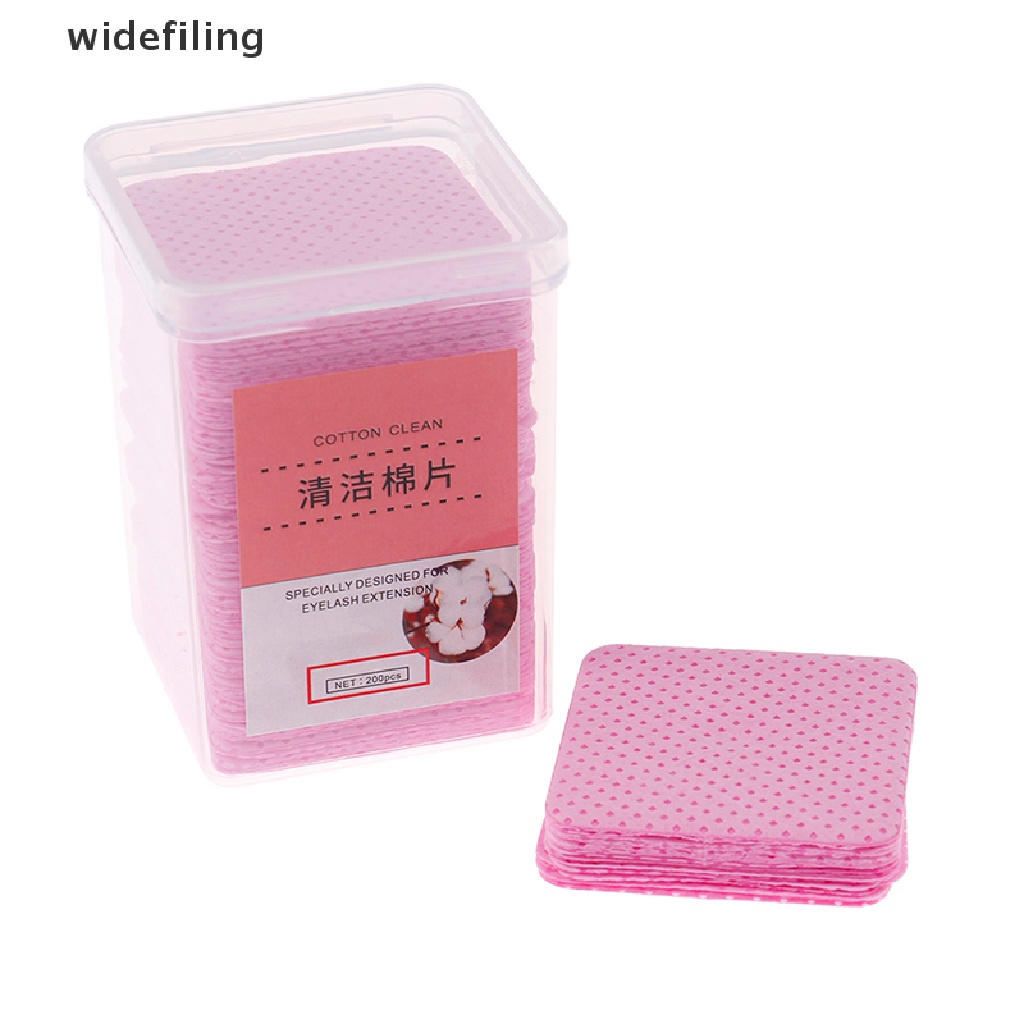 [Hàng mới về] Set 200 miếng bông lau sạch loại bỏ keo dán cotton không có xơ vải