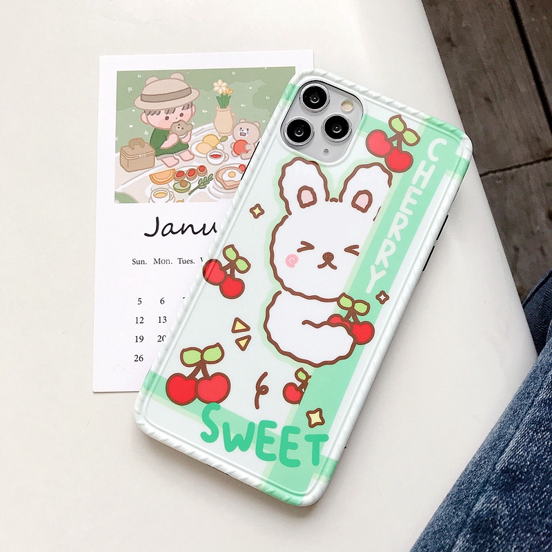 Ốp iphone - Ốp lưng imd new Thỏ và gấu sweet 6/6s/6plus/6splus/7/8/7plus/8plus/x/xs/xsmax/11/11promax - Awifi Case R3-5 | BigBuy360 - bigbuy360.vn