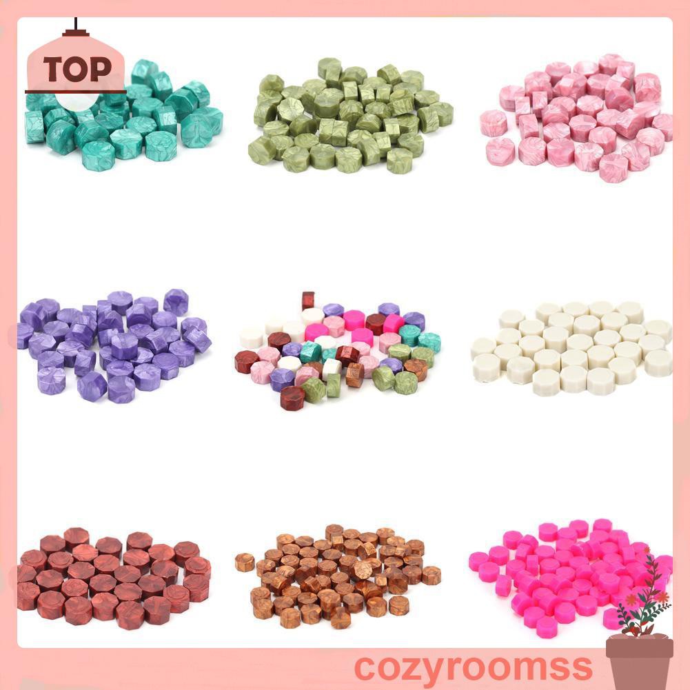 Bộ 100 Con Dấu Sáp Hình Bát Giác Cổ Điển