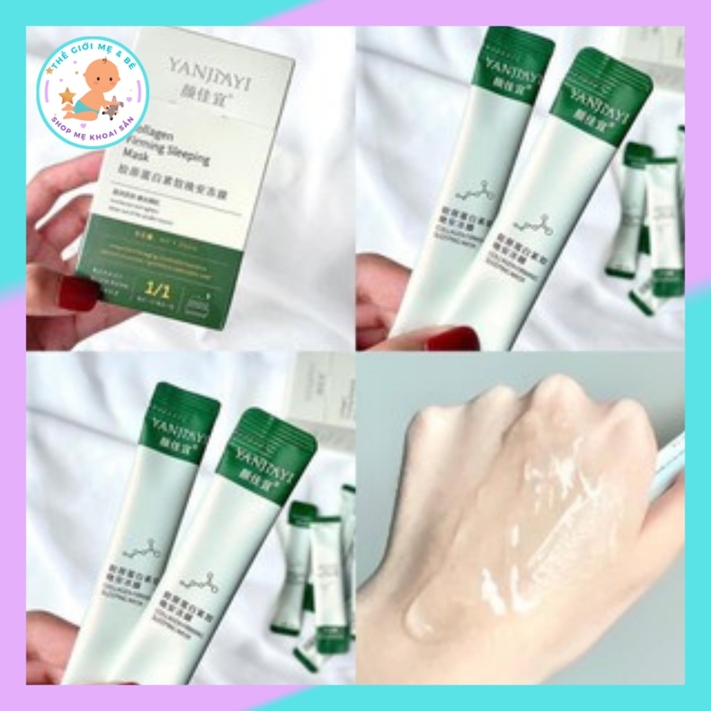 Hộp 1 gói mặt nạ ngủ thạch collagen nâng cơ nội địa trung
