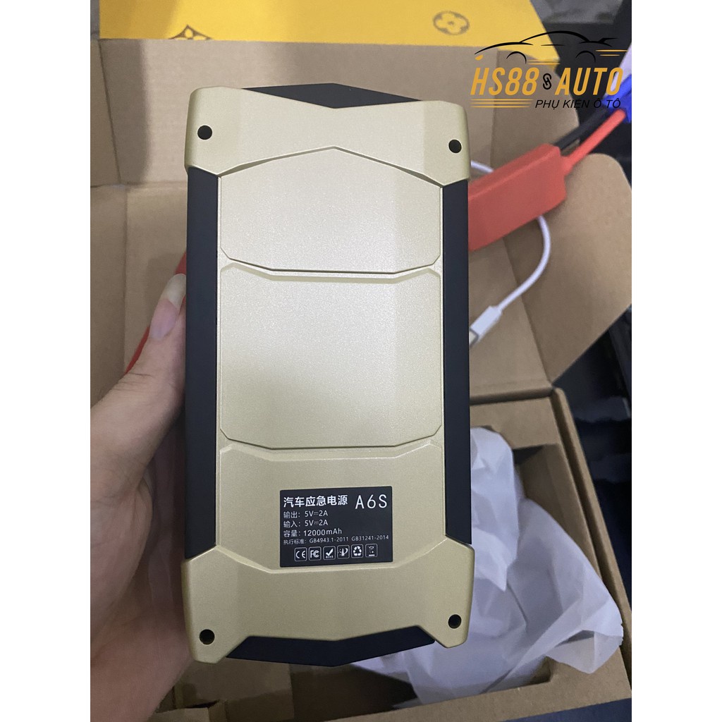 ✶✠Bộ kích nổ bình ắc quy ô tô xe máy kiêm sạc điện dự phòng 12v tích hợp đa chức năng chính hãng SABO
