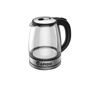 Ấm nước siêu tốc thủy tinh chịu nhiệt Rapido 1.8L